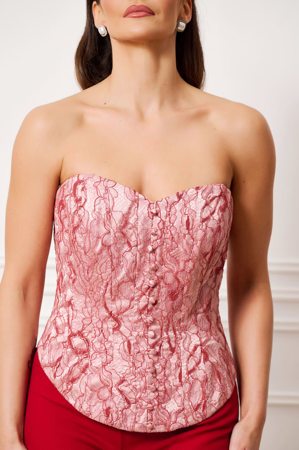 Saffron Rose Sculpted Corset