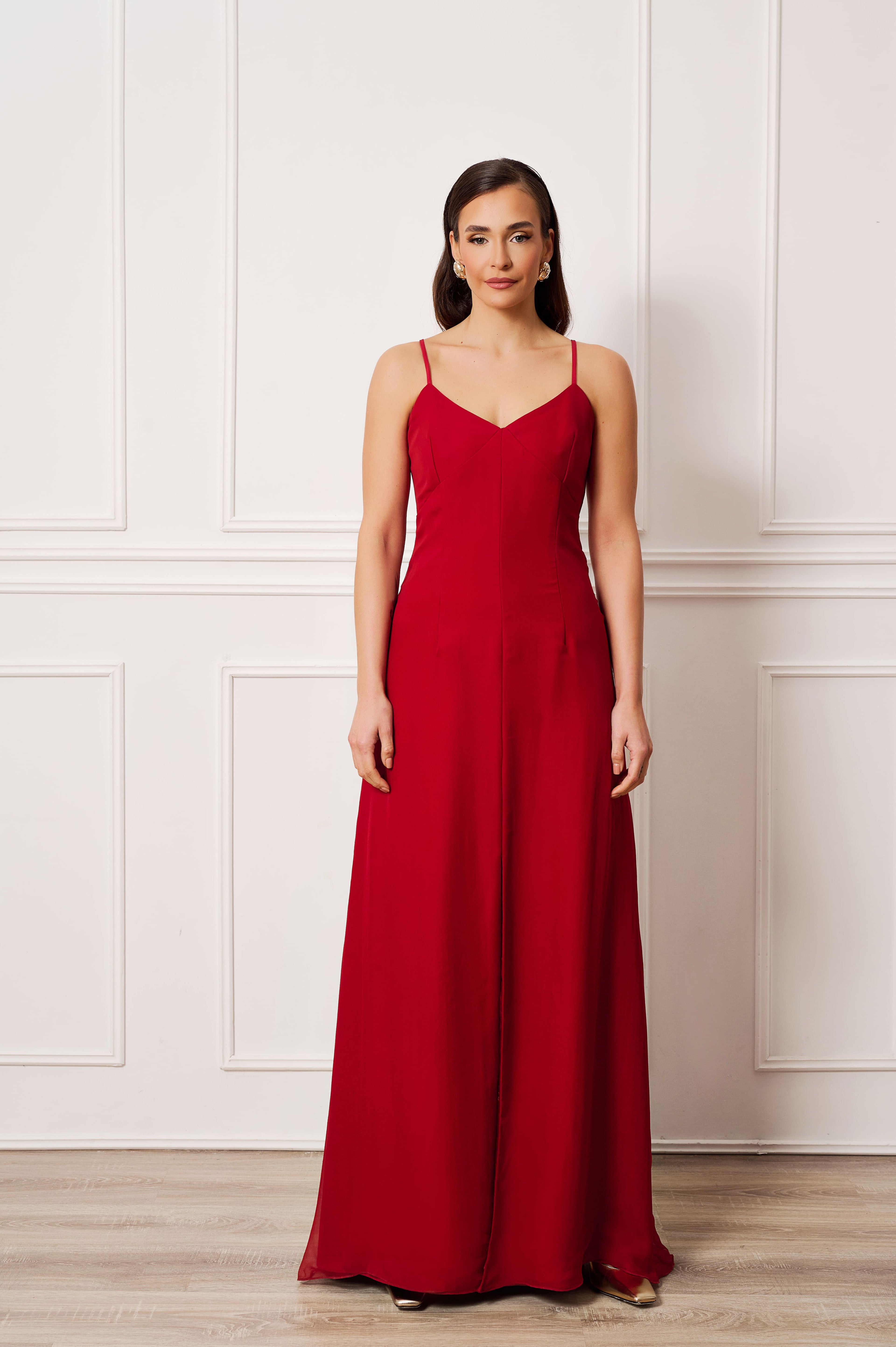 Crimson Mirage Gown