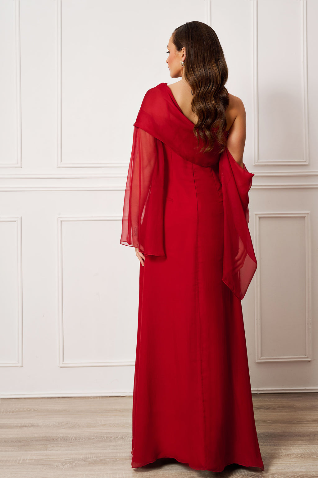 Crimson Mirage Gown